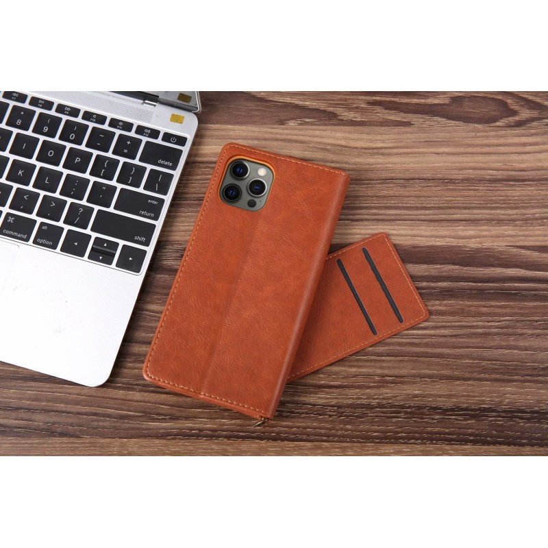 Suitable for iPhone Multi-card Flip Folio  Phone Case Wallet Protection Cover 